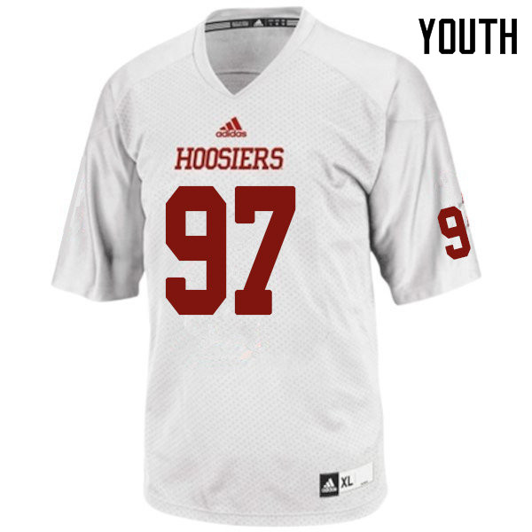 Youth #97 Tramar Reece Indiana Hoosiers College Football Jerseys Sale-White